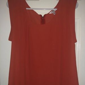 Burnt orange blouse